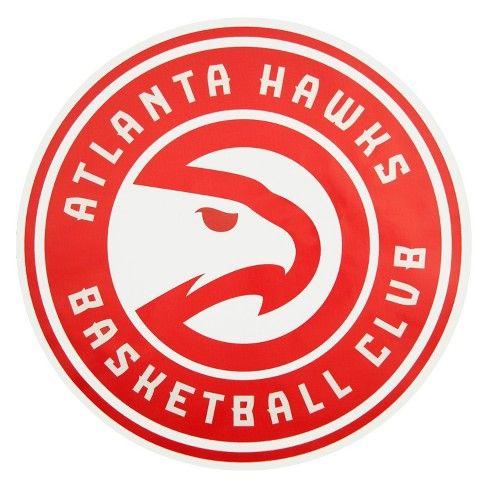 Red Outdoor Logo - NBA Atlanta Hawks Small Outdoor Logo Decal : Target