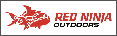 Red Outdoor Logo - Red Ninja Outdoors Patched In Red White & Blue Trucker Hat Red
