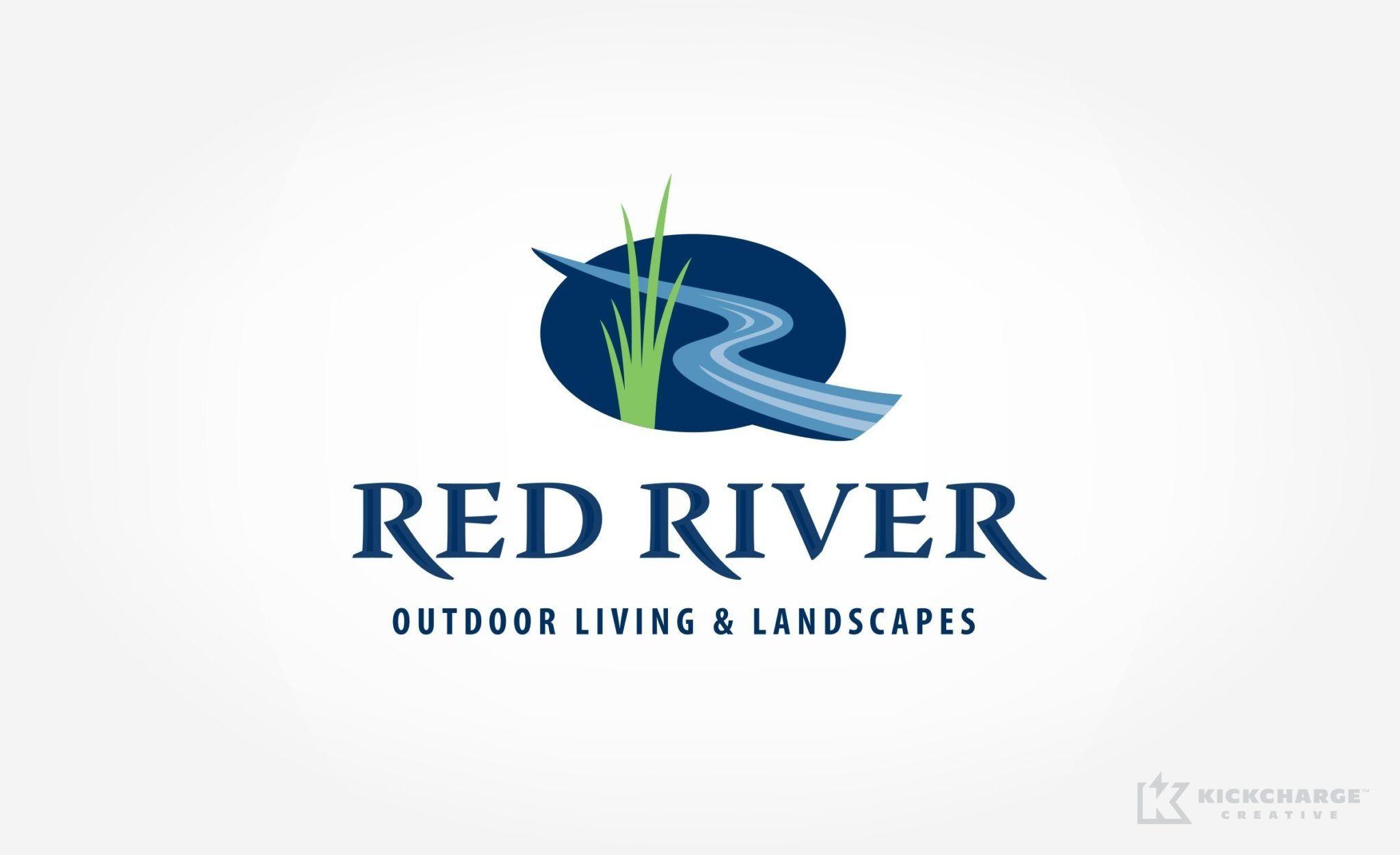 Red Outdoor Logo - Red River Outdoor Living & Landscapes - KickCharge Creative ...
