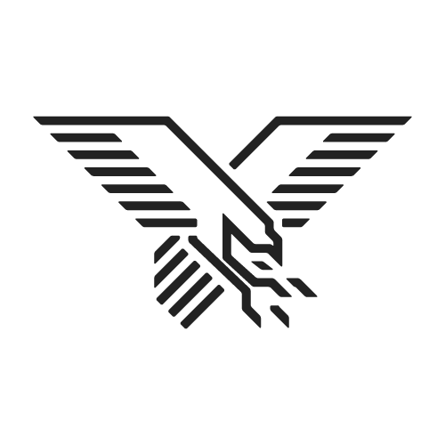 White Bird Logo - Bird of prey