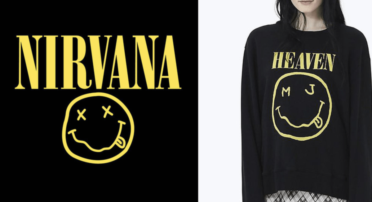 Nirvana Logo - Nirvana Sues Marc Jacobs for Putting Iconic Smiley Face Logo on T ...