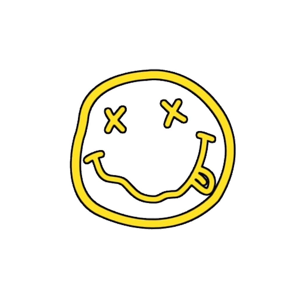 Nirvana Logo - nirvana logo - Sticker by daniela_anabel08