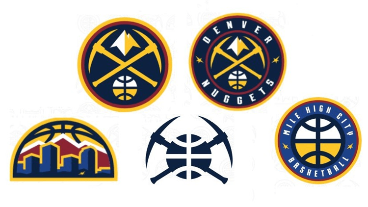 Nuggets Logo - Denver Nuggets unveil new logo, jerseys | 9news.com