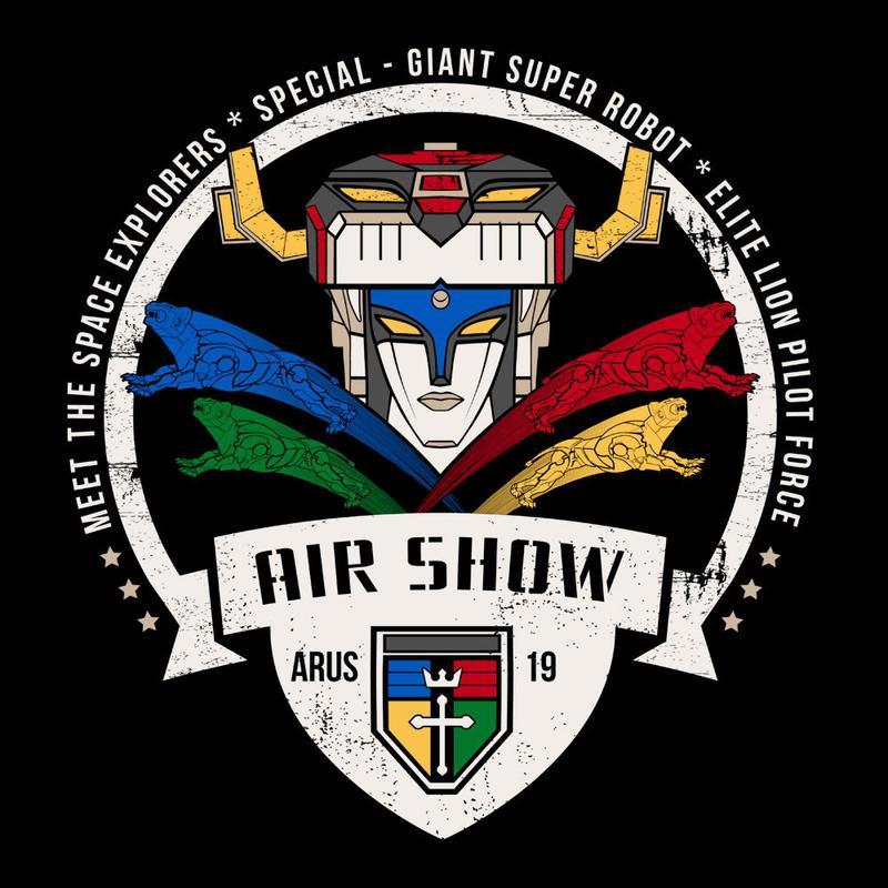 Elite Lion Logo - Voltron Force Arus Air Show Elite Lion Pilot Men's Sweatshirt ...
