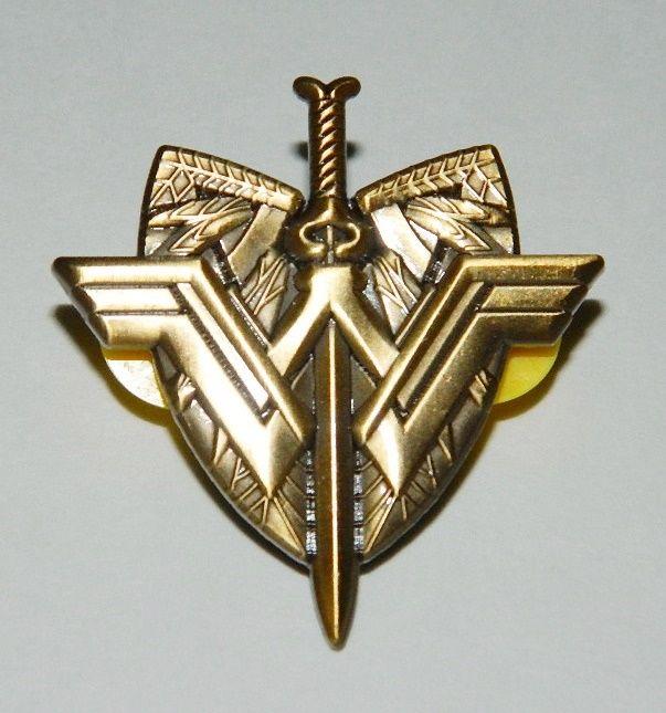 Wonder Woman Movie Logo - Wonder Woman Movie Logo Crest with Sword Metal Enamel Lapel Pin ...