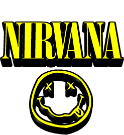Nirvana Logo - Nirvana Sticker by AnimatedText for iOS & Android | GIPHY