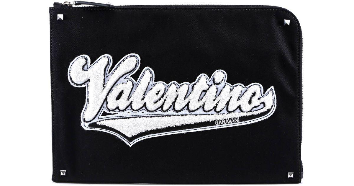 60s Logo - Valentino 60s Logo Document Case in Black for Men - Lyst