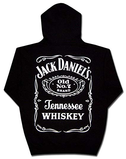 Jack Daniel's Logo - Jack Daniels Men's Daniel's Logo Hooded Sweatshirt: Clothing