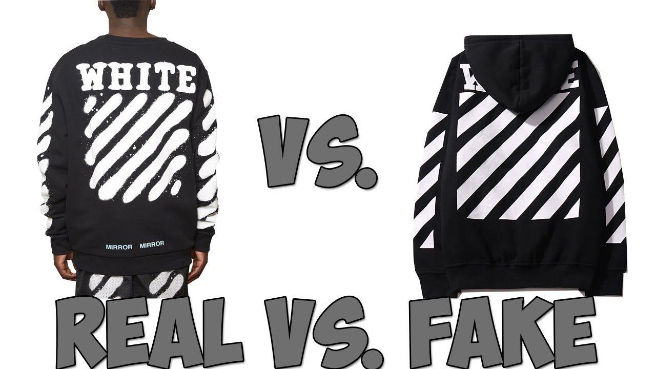 Off White Clothing Logo - How To Spot Fake Off White | Real vs Fake Off White Tee - YouTube