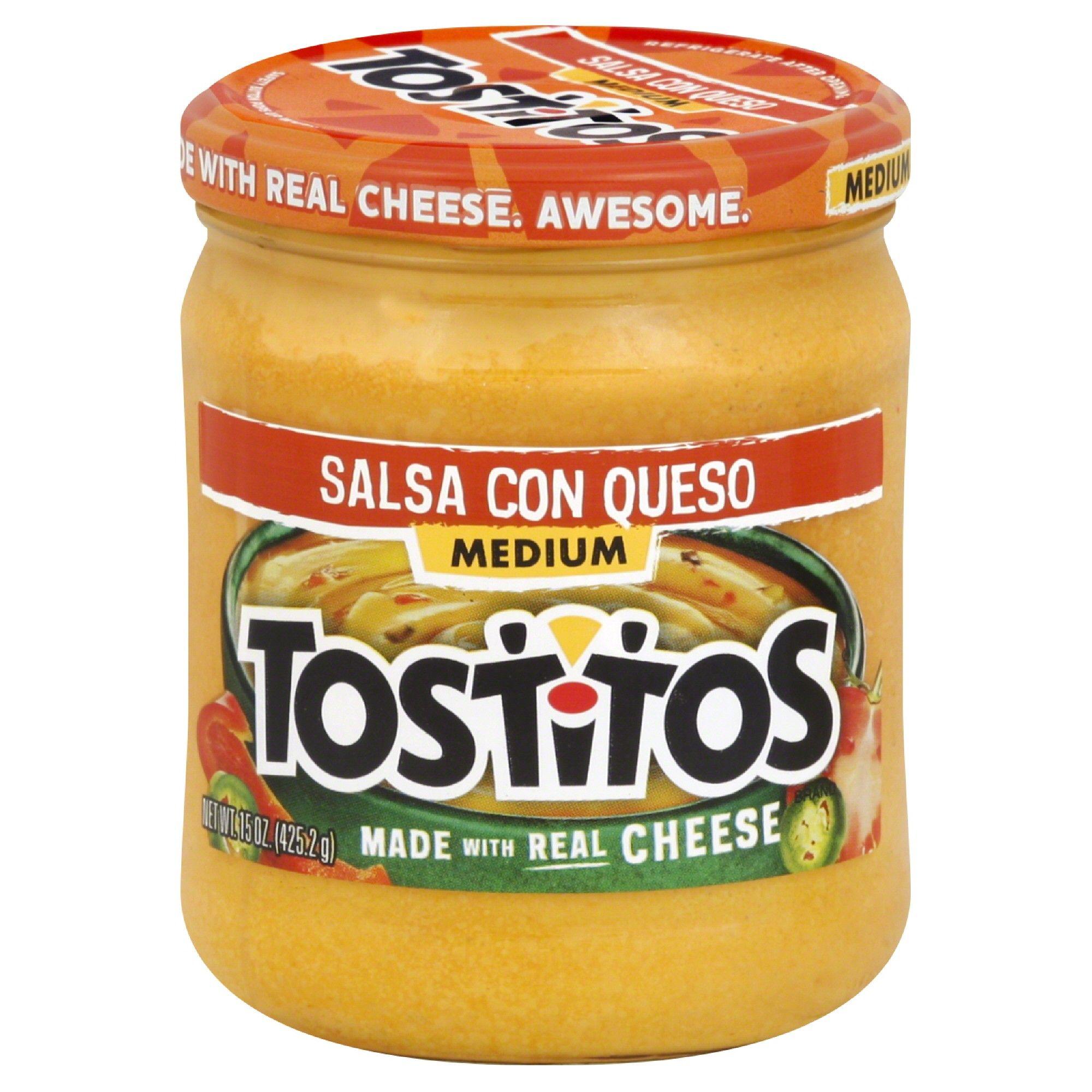 Tostitos Salsa Logo - Tostitos Salsa, Con Queso, Medium 15 oz (425.2 g) | | Rite Aid