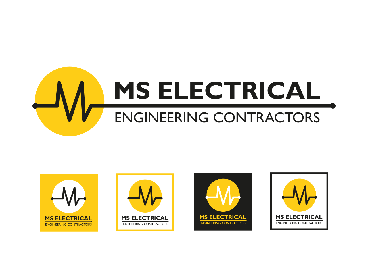 Electrical Graphics Logo - Sarah Medway freelance graphic designer - MS Electrical case study ...