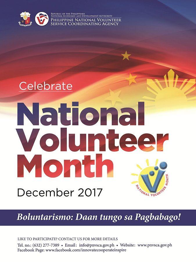 National Volunteer Month Logo - PNVSCA Invites the Public to Participate in the National Volunteer ...