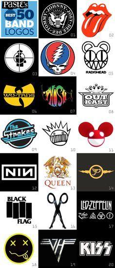 Iconic Rock Band Logo - Awesome Iconic Band Logos