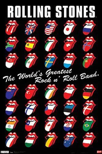 Iconic Rock Band Logo - The Rolling Stones 