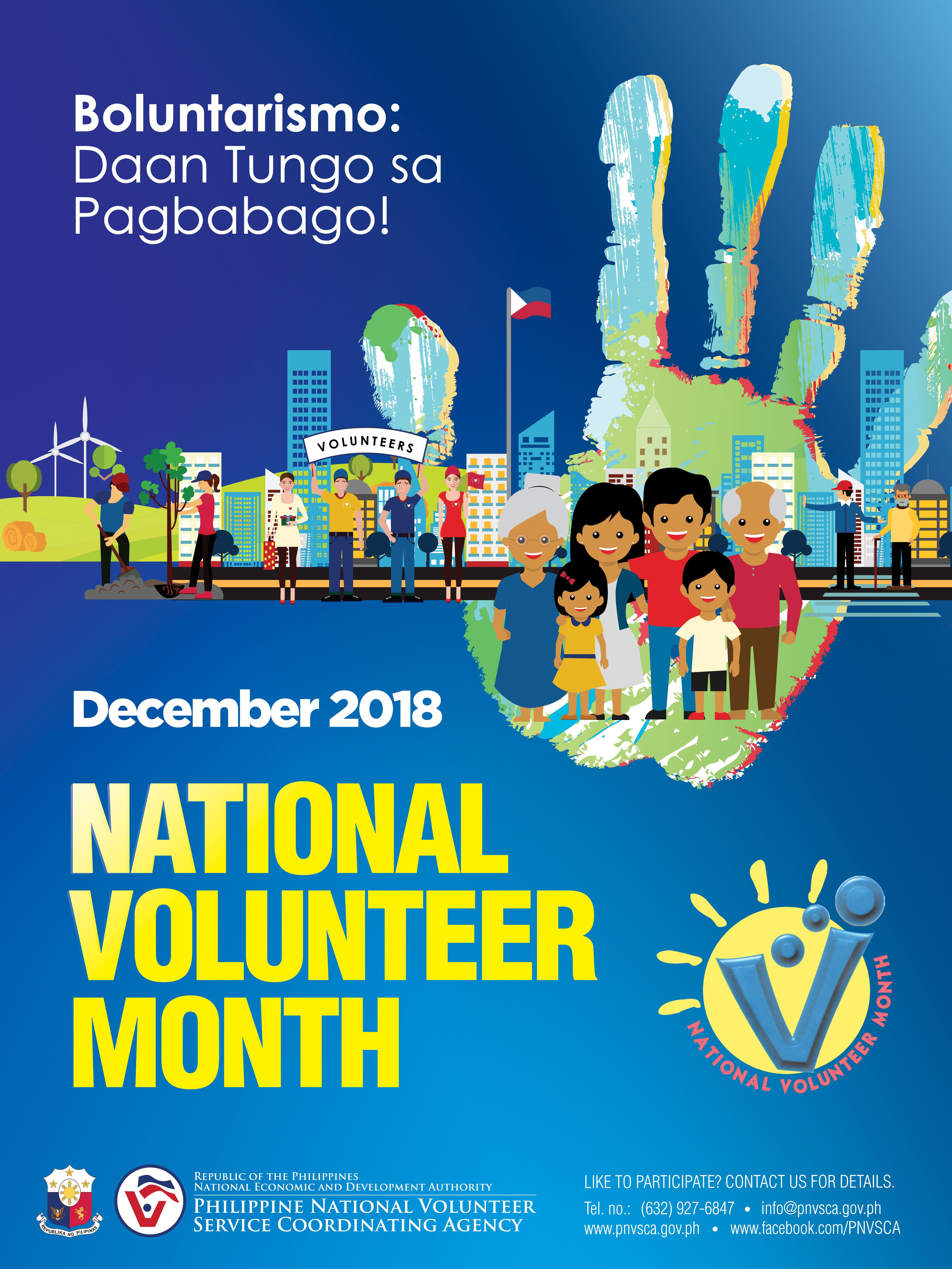 National Volunteer Month Logo - National Volunteer Month 2018