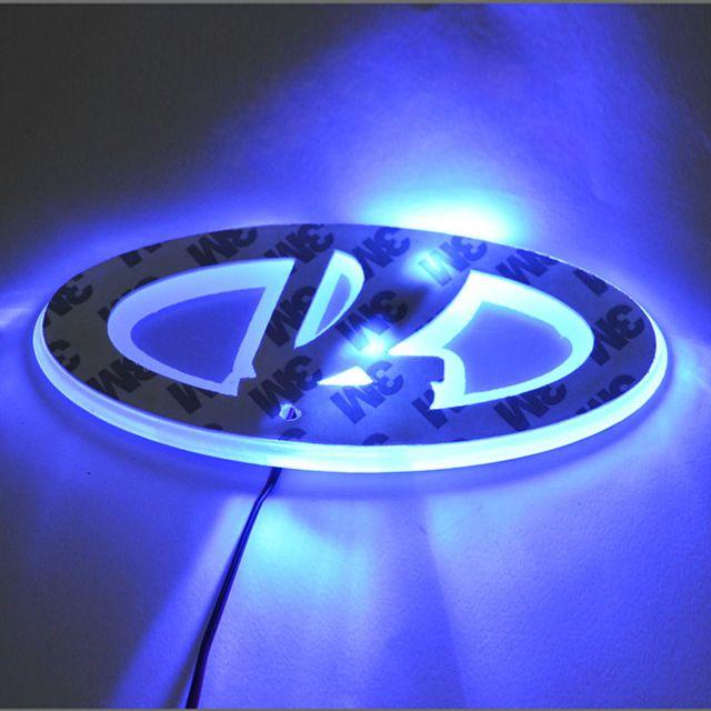 Blue and White Car Logo - Newest LADA LOGO LED light / Single Color LED Mark Car Rear Badge