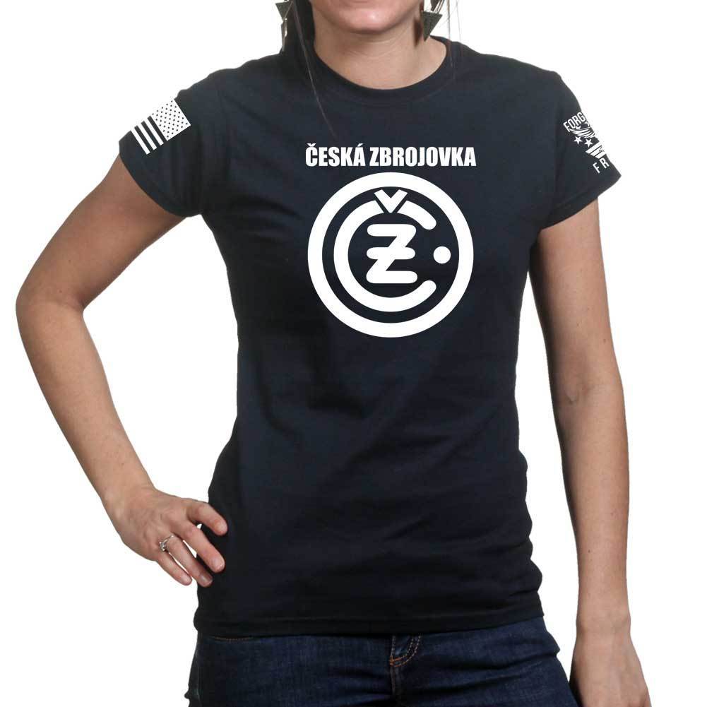 CZ Arms Logo - CZ Classic Logo Ladies T-shirt – Forged From Freedom