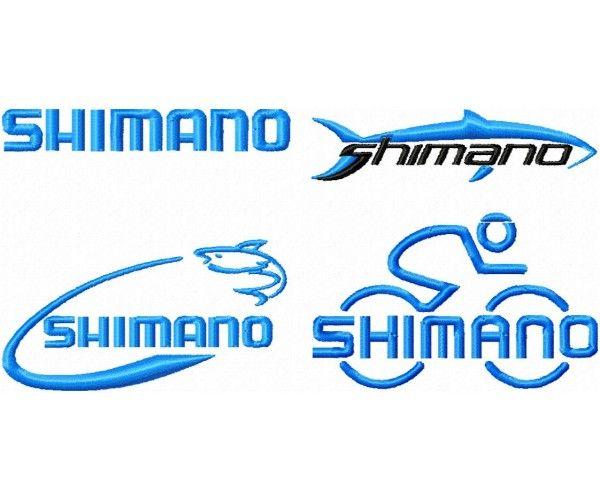 Shimano Logo - Shimano logos machine embroidery design for instant download