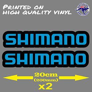 Shimano Logo - Shimano Logo Decal Sticker 200mm x 45mm BMX Fishing Reel Bicycle