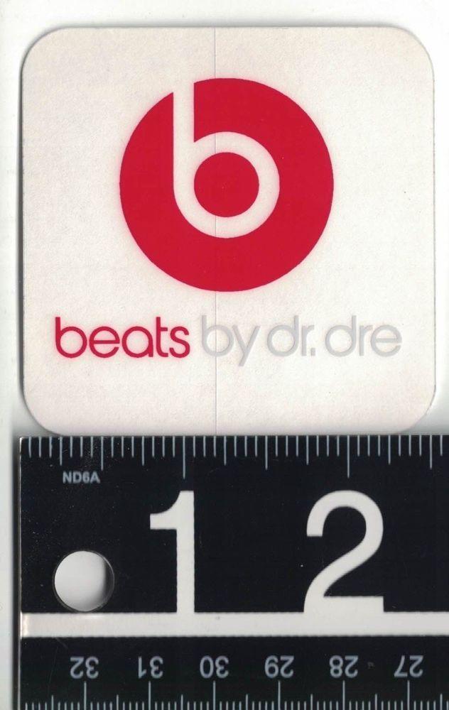 Beats by Dr. Dre Logo - BEATS BY DRE STICKER Beats by Dr. Dre Headphones 2.5 in Square Red