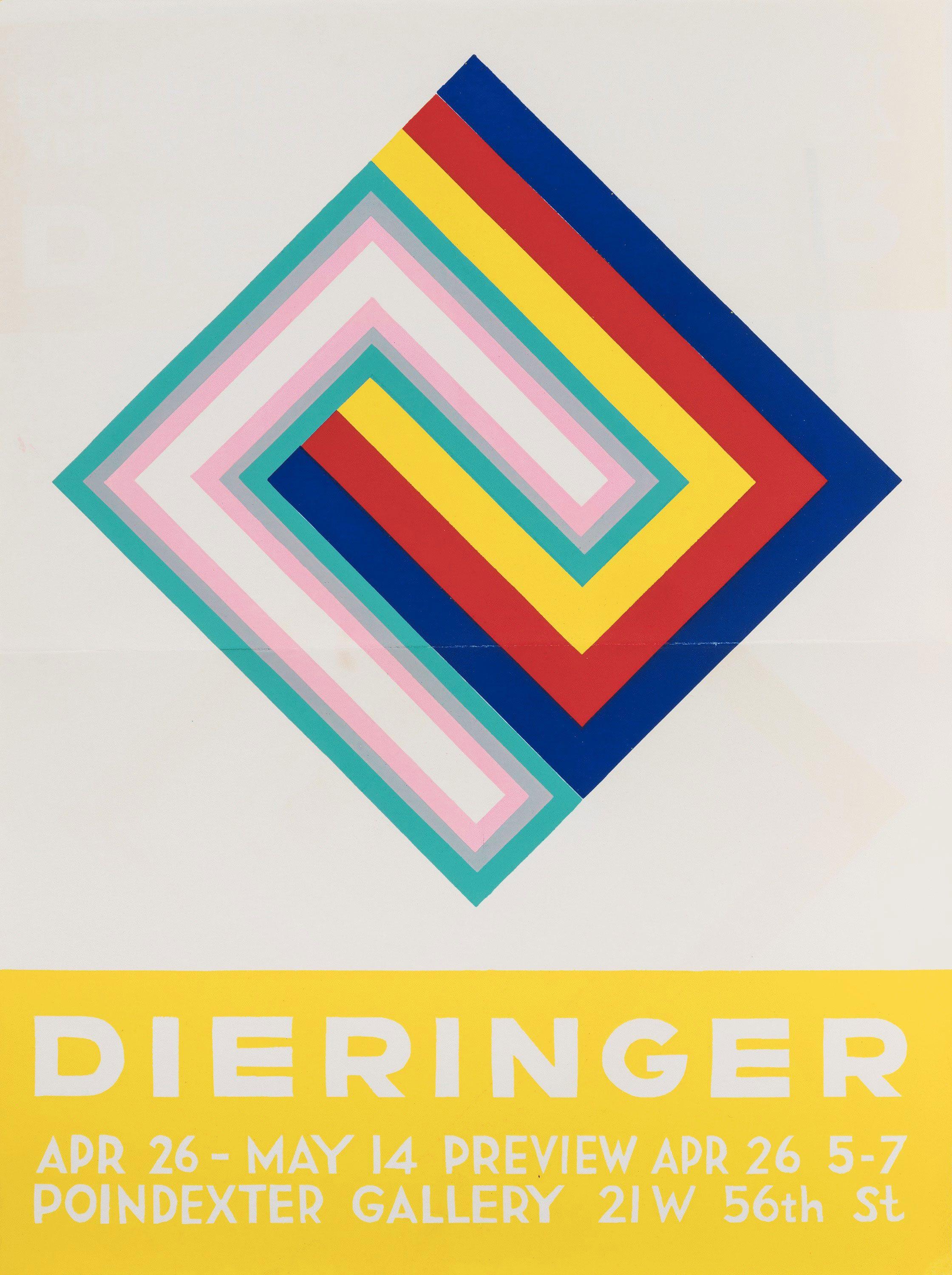 Dieringer Logo - Shape And Color In Ephemera From Artist Ernest Dieringer