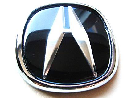 Acura RL Logo - ACURA JDM Black Hood Trunk Emblem Logo Badge Integra RSX