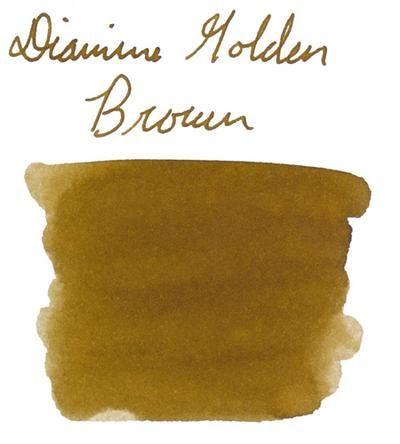 Gold Brown Company Logo - Diamine Golden Brown Sample