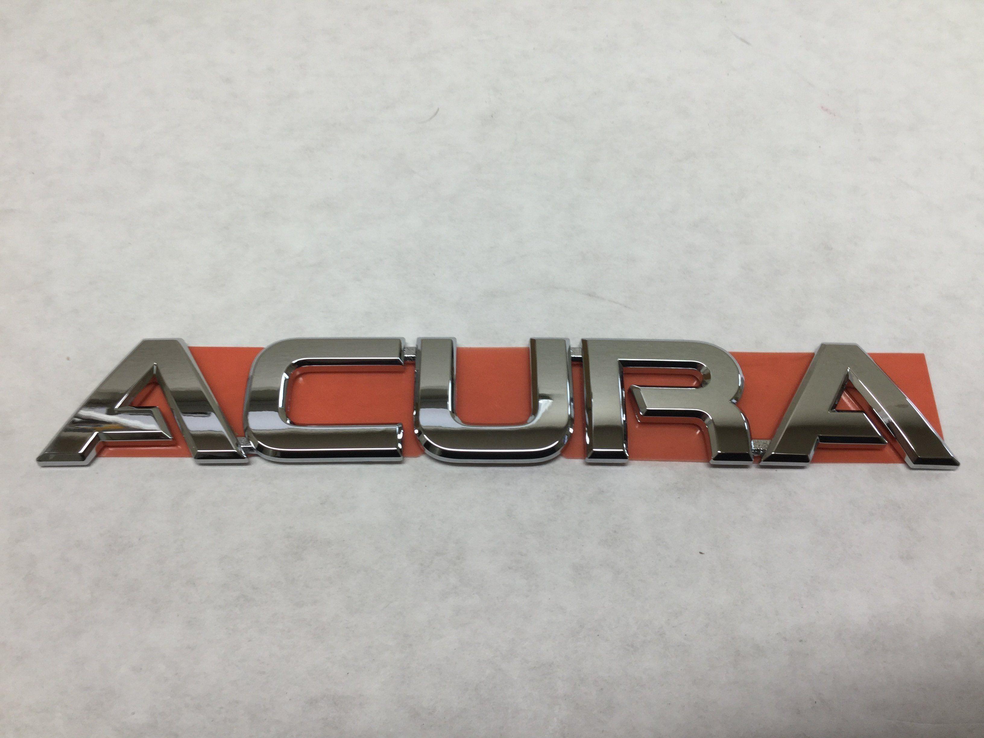 Acura RL Logo - New 1996 2004 Acura RL Rear Trunk Chrome Emblem Name Plate Genuine