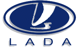 Blue and White Car Logo - Lada Car Logo