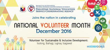 National Volunteer Month Logo - Volunteer community celebrates the National Volunteer Month