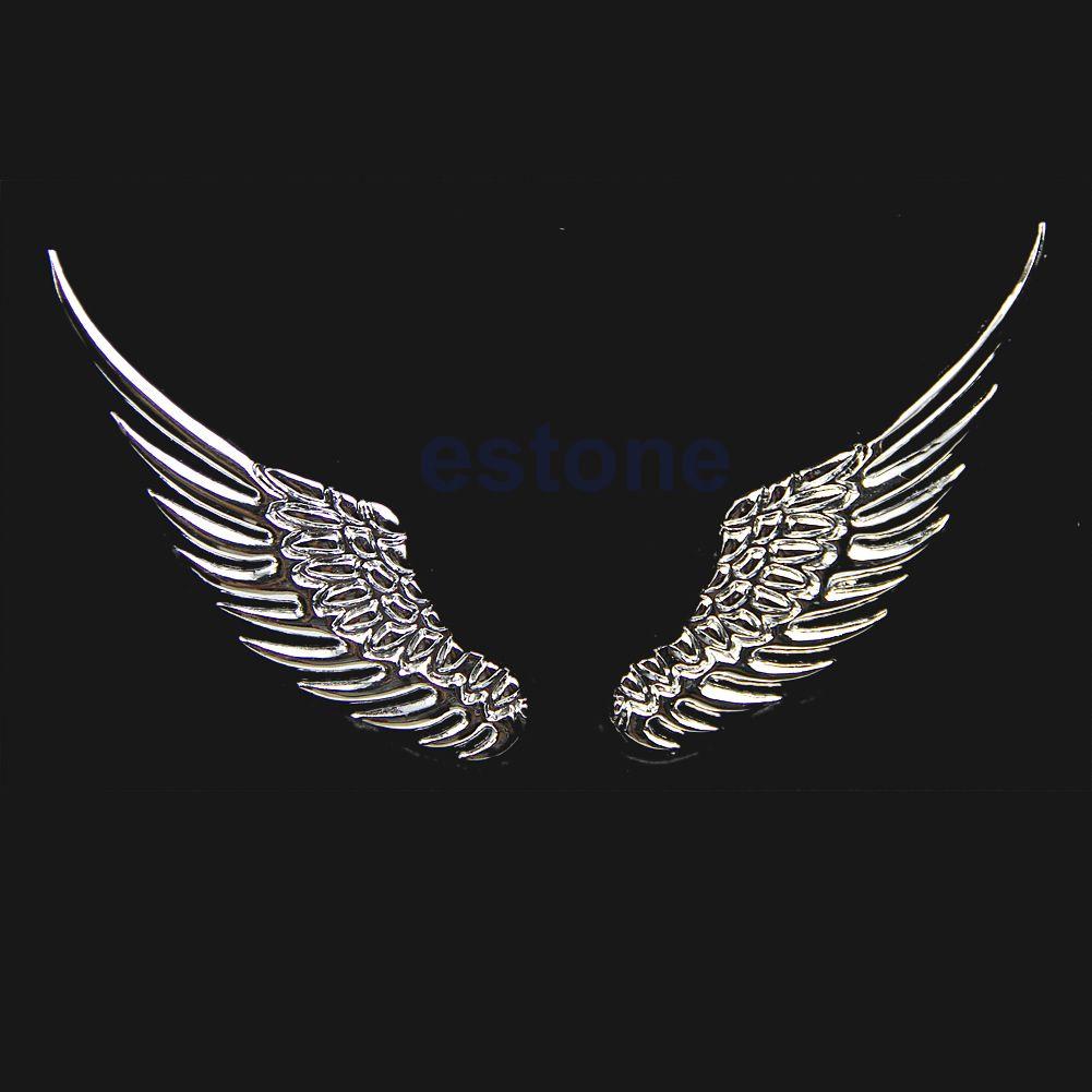 Hawk Wing Logo - 3D New Alloy Metal Angel Hawk Wings Design Car Emblem Badge Decal ...