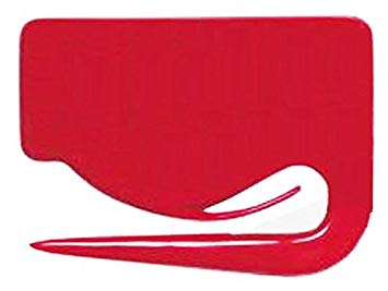 Red Open Envelope Logo - RED Letter Opener Cutter Open Office Envelope Knife Safe Guarded