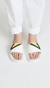 Tretorn Logo - NEW Tretorn Pool Slides swim logo white green women's sz 7, 9, 10 ...