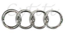 4 Rings Logo - Audi Matte Black Rear Emblem Decal Logo Trunk Hatch Rings | eBay