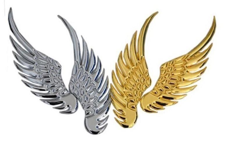 Hawk Wing Logo - 3D Alloy Metal Angel Hawk Wings Emblem Badge Decal Car Logo Sticker