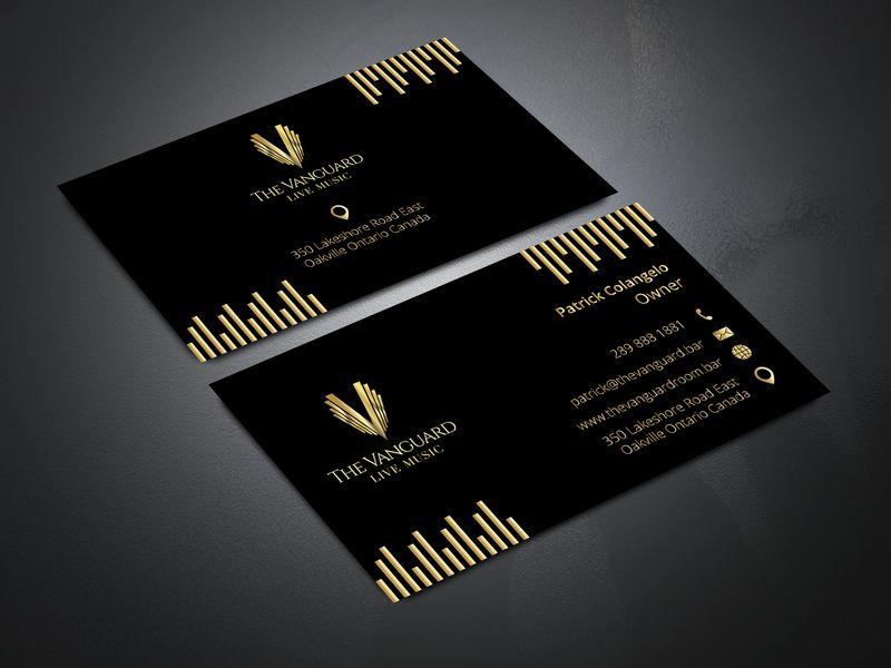 Gold Brown Company Logo - Gold Color Business Card by Md Shahadat Hossain | Dribbble | Dribbble