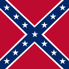 Confederate Logo - Modern display of the Confederate battle flag