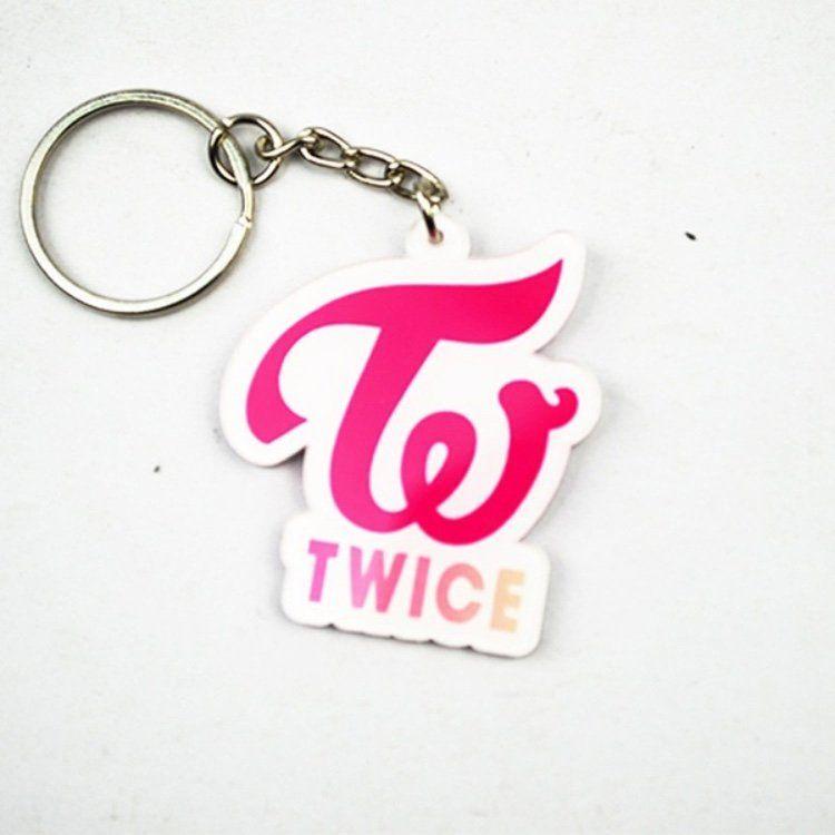 Twice Logo - TWICE Logo Keychain (Pink) • kbias • Tictail