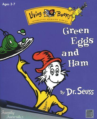 Green Eggs and Ham Living Books Logo - Amazon.com: Dr. Seuss Green Eggs and Ham - PC/Mac