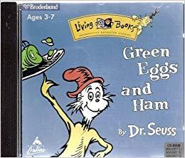 Green Eggs and Ham Living Books Logo - Green Eggs and Ham (Living Books Interactive Animated Stories): Dr ...