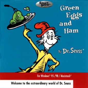 Green Eggs and Ham Living Books Logo - Dr. Seuss' Green Eggs & Ham Living Book - from CDAccess.com