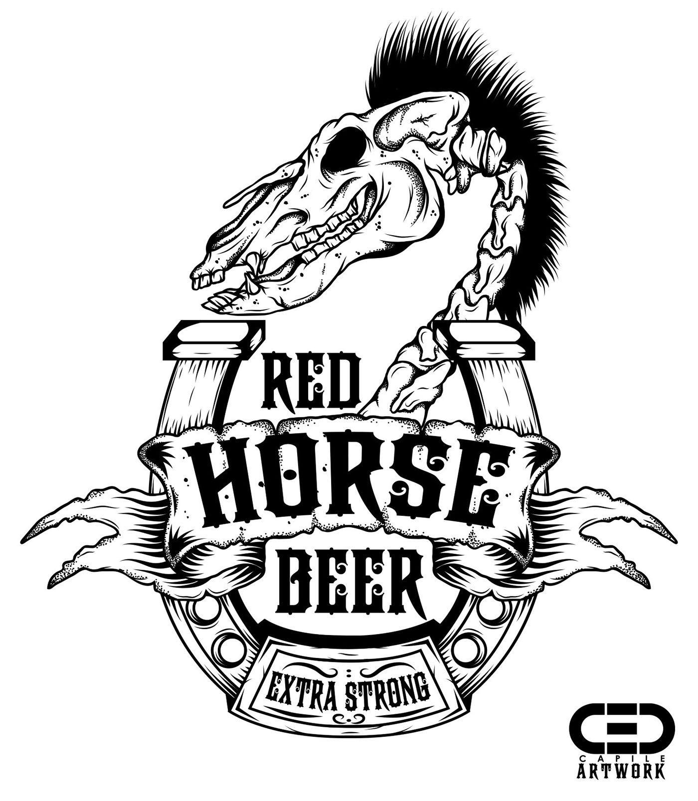 Red Horse Logo LogoDix