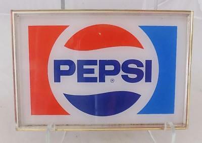 1960s Pepsi Logo - VINTAGE PEPSI SIGN Logo Plastic 7.75