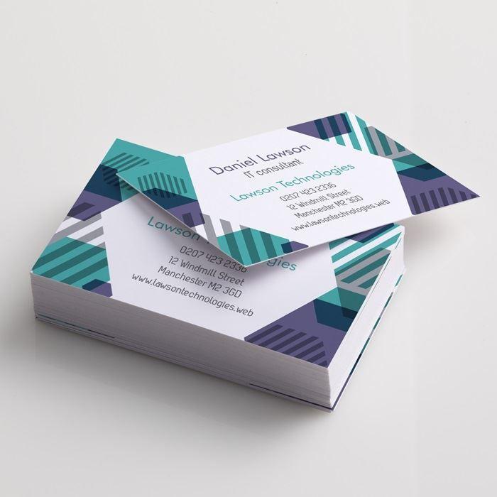 Business Card Logo - Custom standard business cards, business card printing | Vistaprint