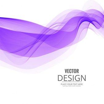 Purple with White Waves Logo - Wavy Shapes Vectors, Photo and PSD files