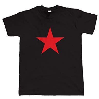 Red Star T Logo - Red Star, Mens Retro Soviet Political T Shirt: Amazon.co.uk: Clothing