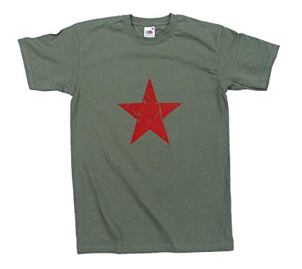 Red Star T Logo - Fruit of the Loom Communist Red Star T Shirt Soviet CCCP USSR Army ...