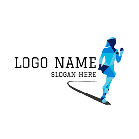 Runner Woman Logo - Free Woman Logo Designs | DesignEvo Logo Maker
