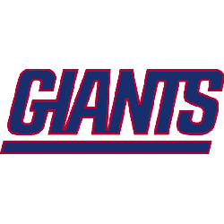 NY Giants Logo - New York Giants Wordmark Logo. Sports Logo History