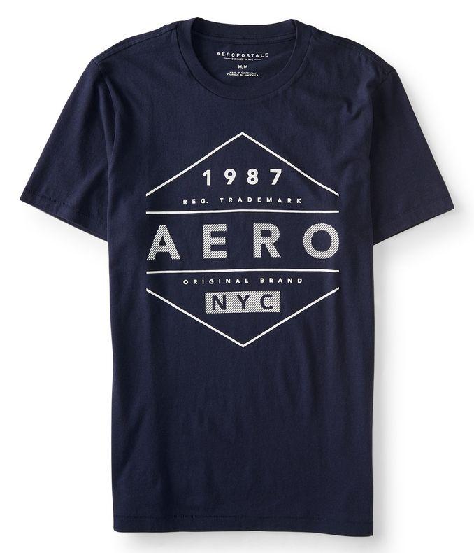 Grey Diamond Logo - Aero Diamond Logo Graphic T***